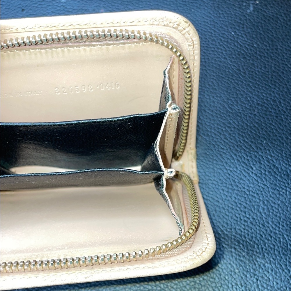 Saint Laurent Light Beige Leather Wallet with dusty bag bundle - Picture 4 of 7